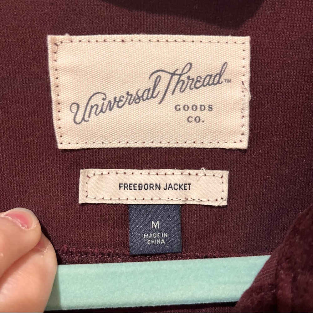 Universal Thread Burgandy Corduroy Trucker-style Jacket Size Medium - Picture 4 of 8
